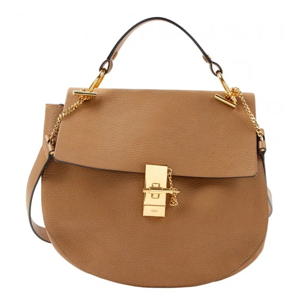 Chloe large Drew Tan Shoulder Bag